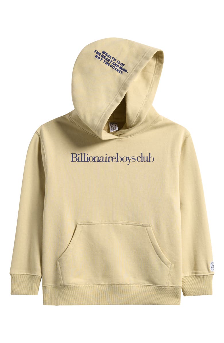 Billionaire Boys Club Kids' BB Billi Graphic Hoodie, Main, color, Green Haze