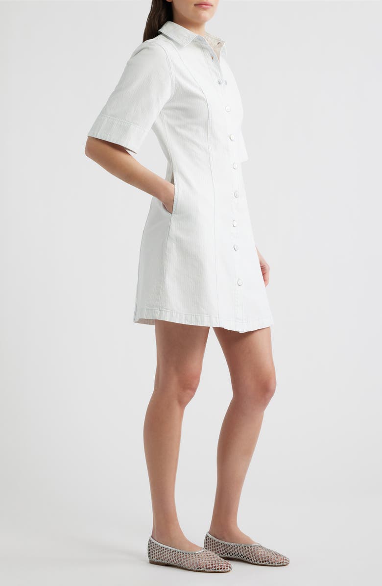 FRNCH Ellyne Cotton Shirtdress, Alternate, color, Creme