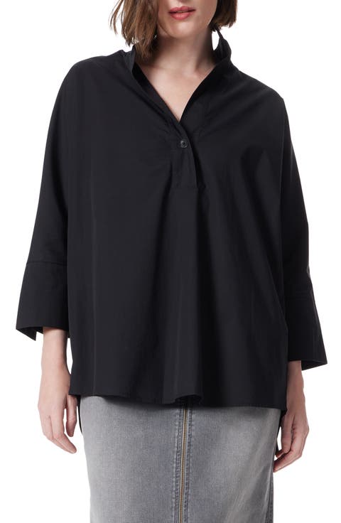 Three-Quarter Sleeve Popover Top