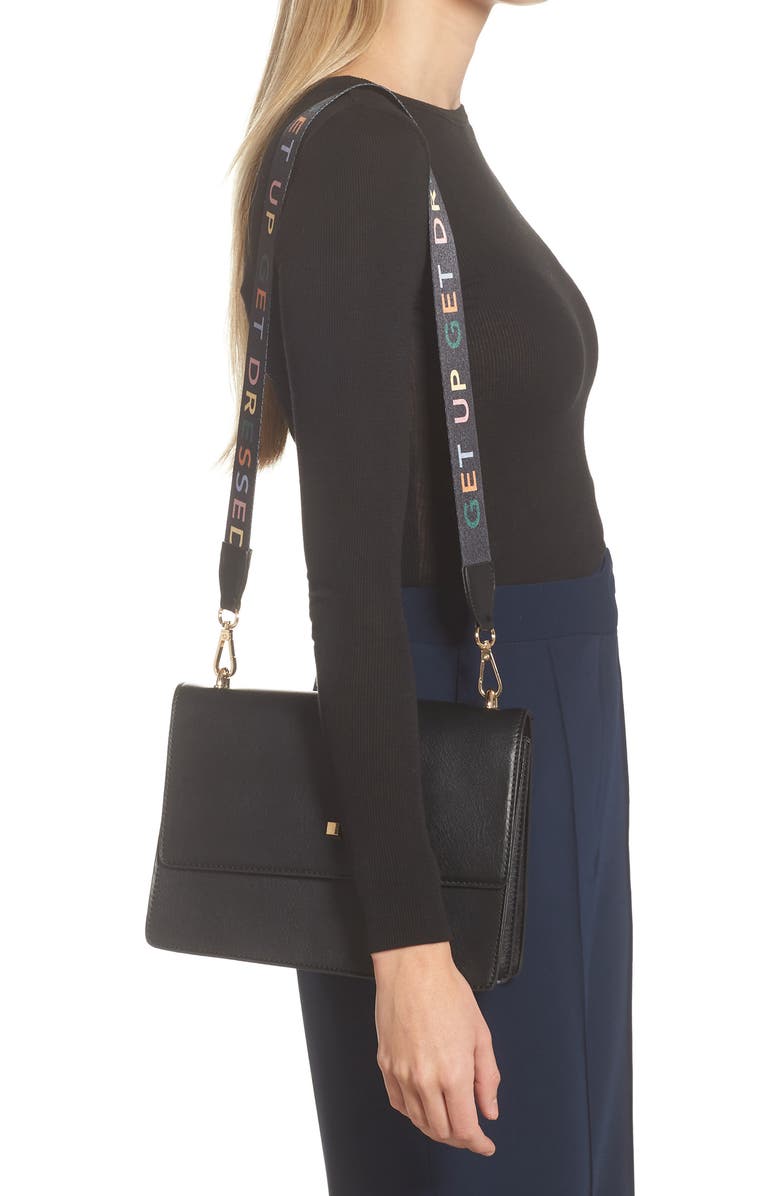 Mali + Lili Caroline Vegan Leather Crossbody Bag, Alternate, color,