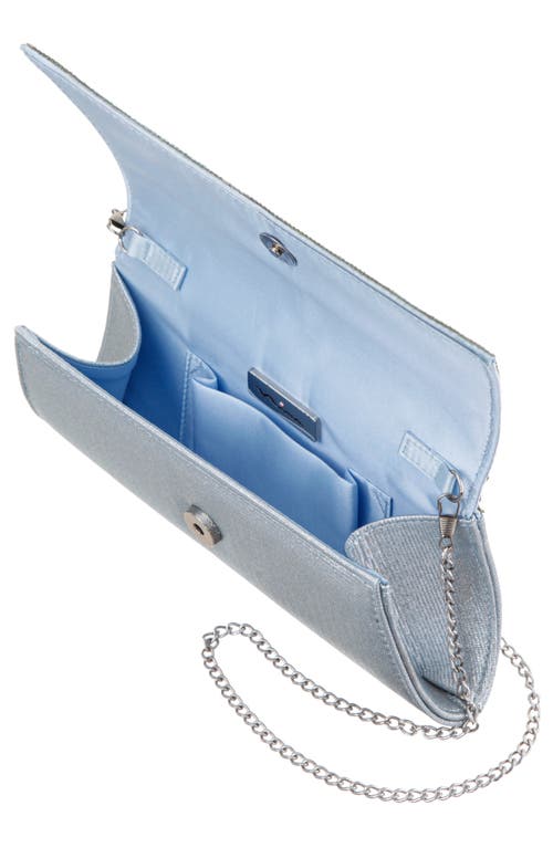 Nina Enid Clutch In Icy Blue