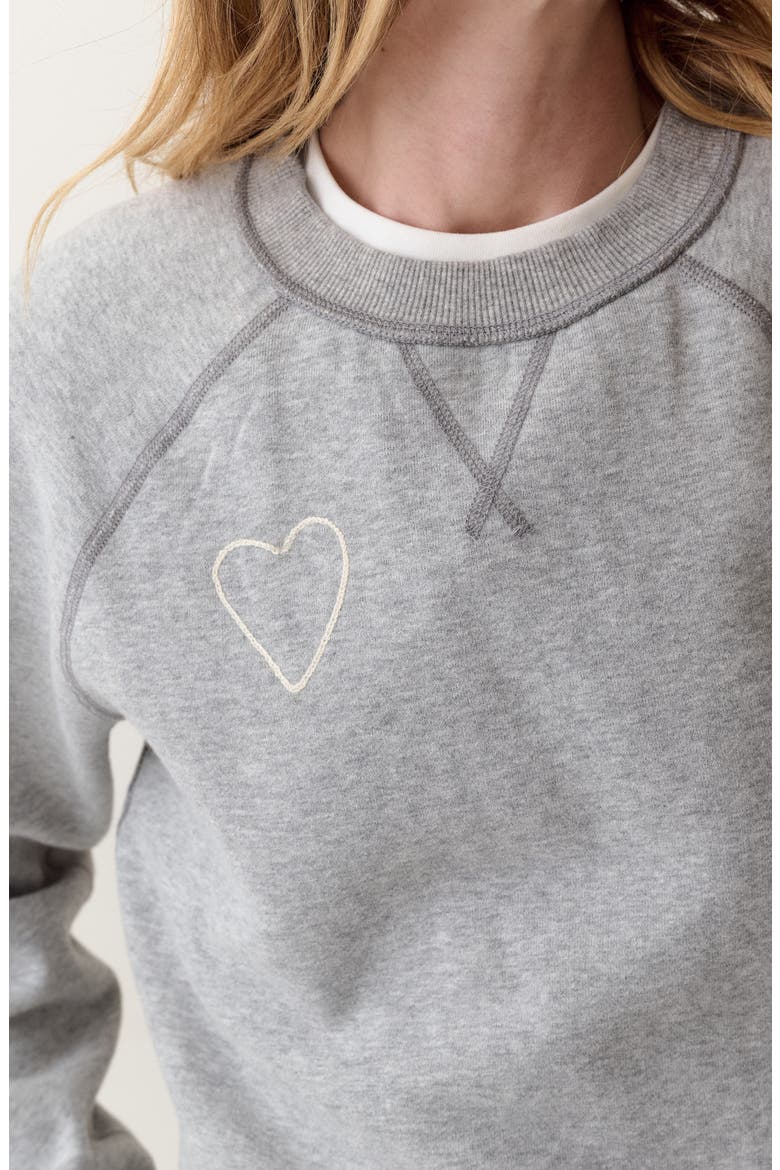 Cloud 9 Fleece Reversible Sweatshirt, Alternate, color, HEATHER GREY