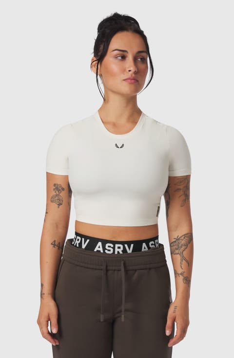Lycra Cropped Tee