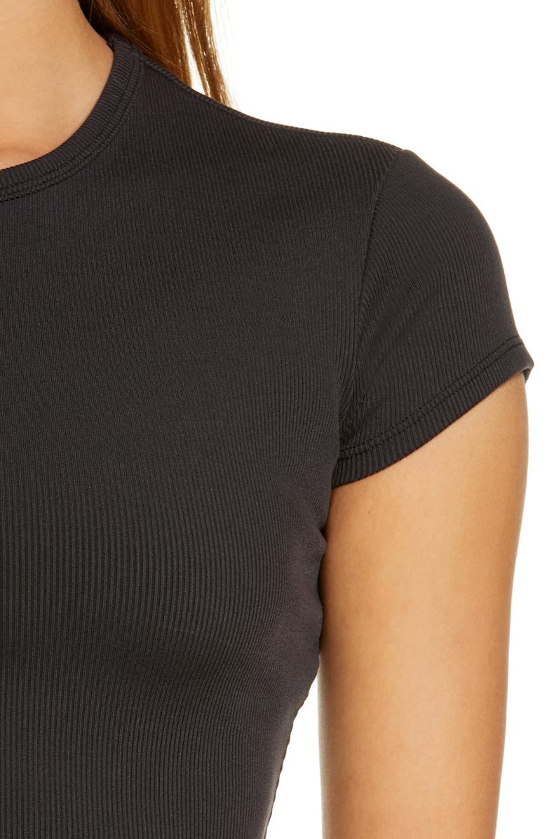 Alo Rib Crop Top, Alternate, color, 