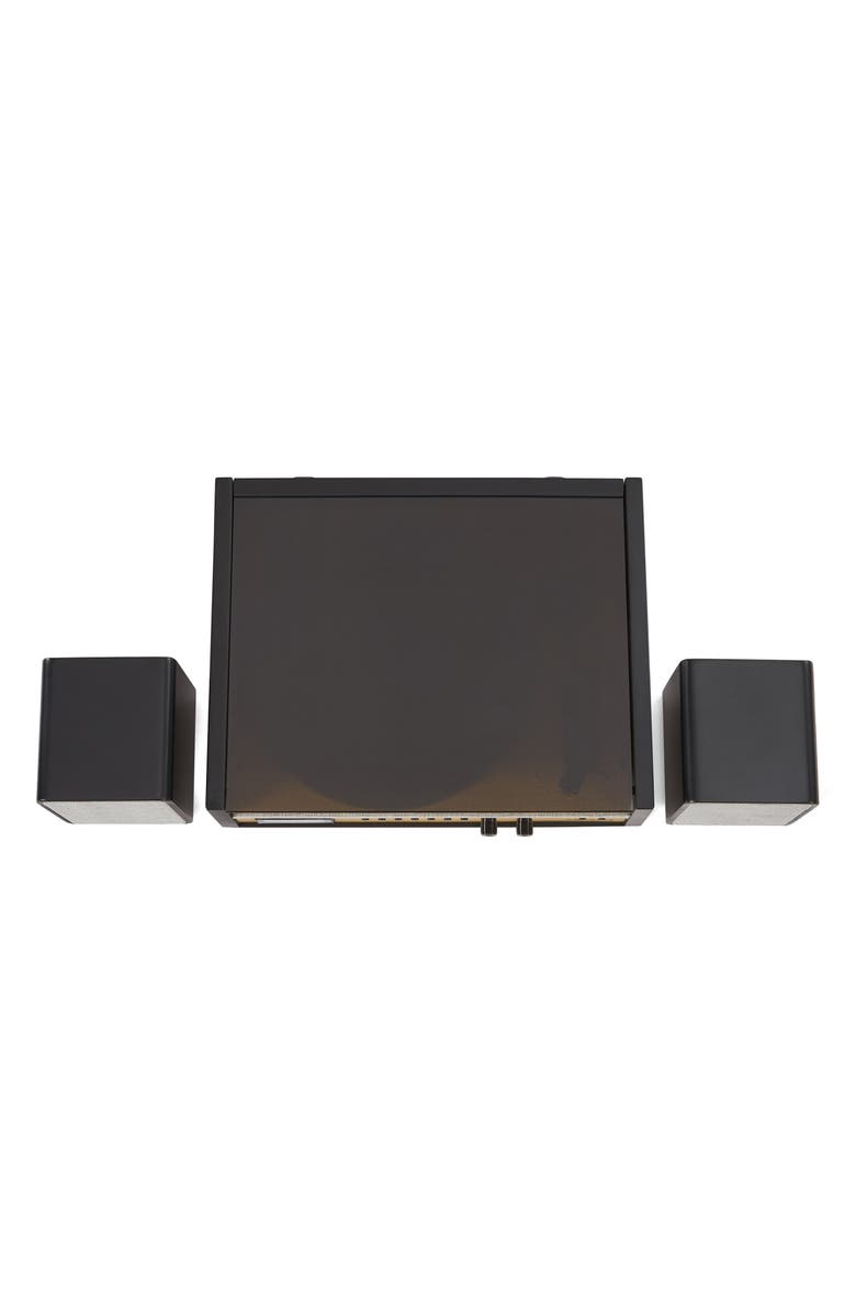 Crosley Radio Coda Record Player with Speakers, Alternate, color, Black