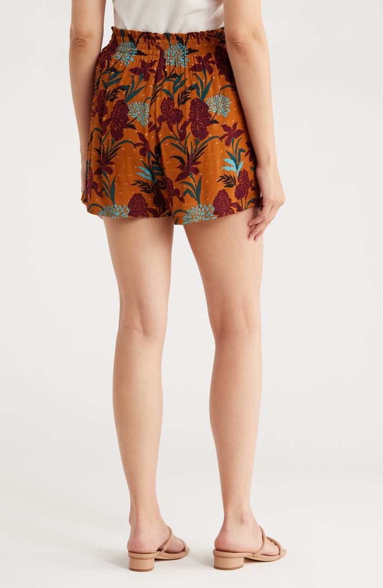 DR2 by Daniel Rainn Paperbag Waist Shorts, Alternate, color, Mustard