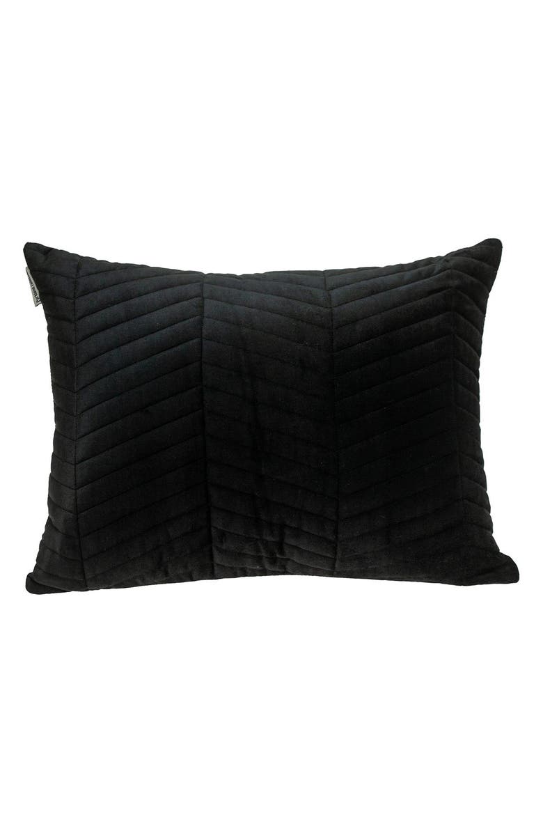 PARKLAND COLLECTION Somin Throw Pillow, Main, color, Black