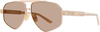 6FT 62mm Oversize Aviator Sunglasses