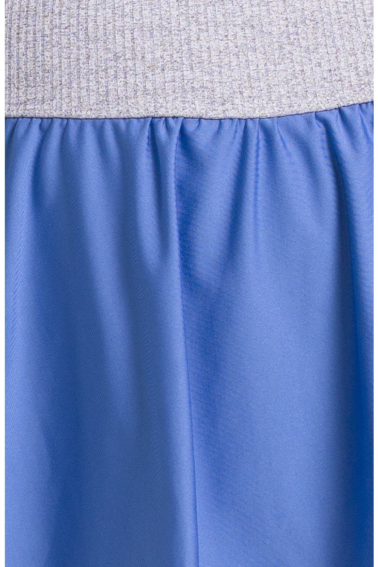Womens' Rib Line Blue Flounce Skirt, Alternate, color, Parisian Blue