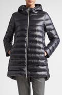 Herno Shiny Nylon Hooded Down Puffer Jacket