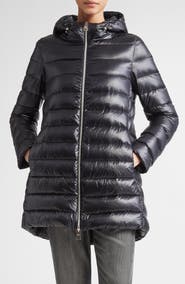 Herno Shiny Nylon Hooded Down Puffer Jacket