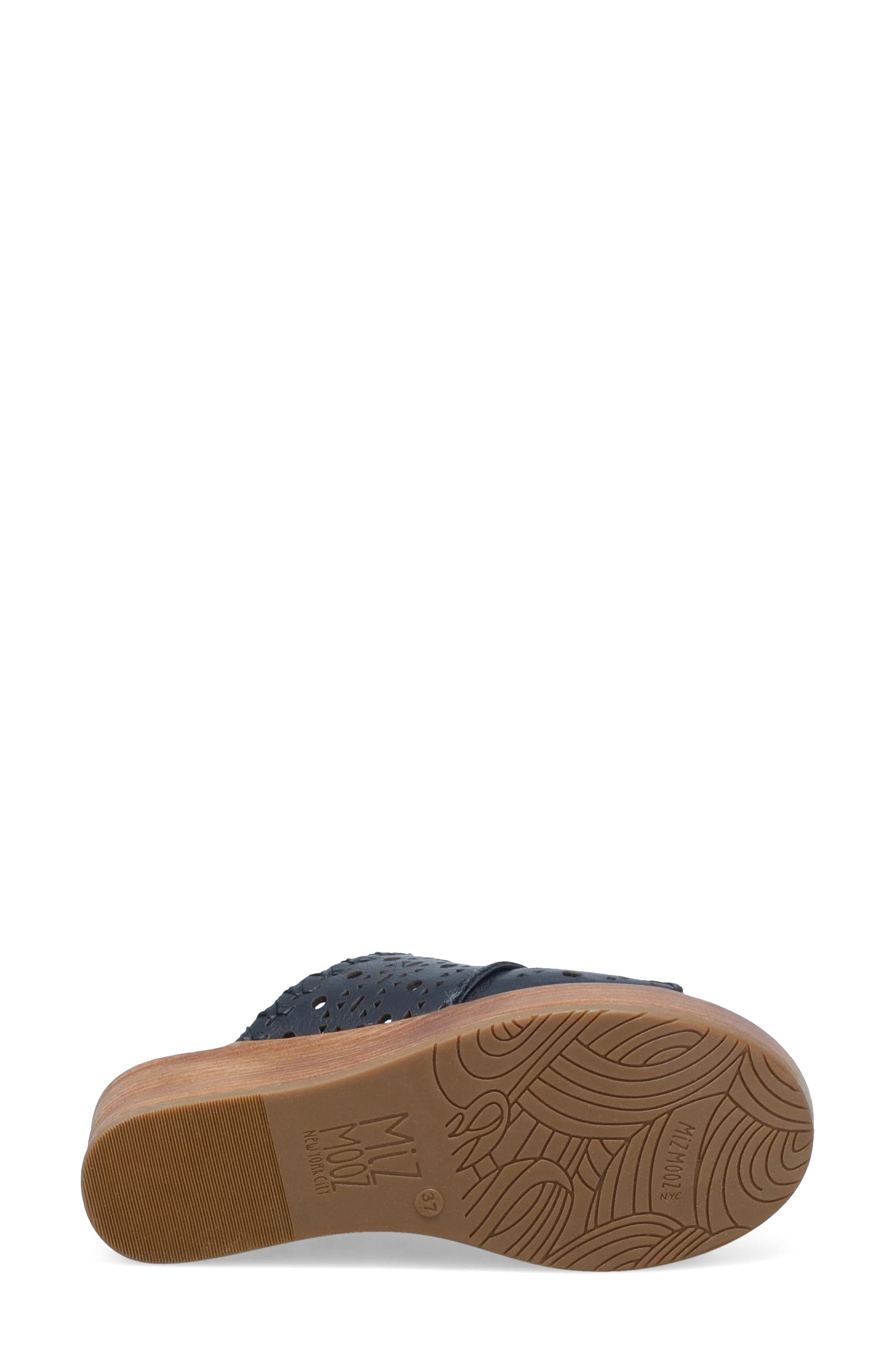 Miz Mooz Wesley Platform Wedge Slide Sandal, Alternate, color, Black