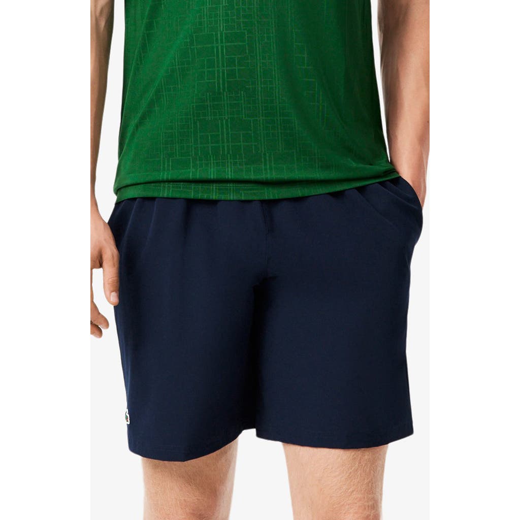 Lacoste Tech Shorts In Blue