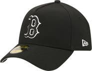 New Era Men's New Era Black Boston Red Sox A-Frame 59FORTY Fitted Hat