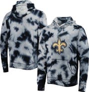 New Era Men's New Era Black New Orleans Saints Team Tie-Dye Pullover Hoodie