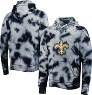New Era Men's New Era Black New Orleans Saints Team Tie-Dye Pullover Hoodie