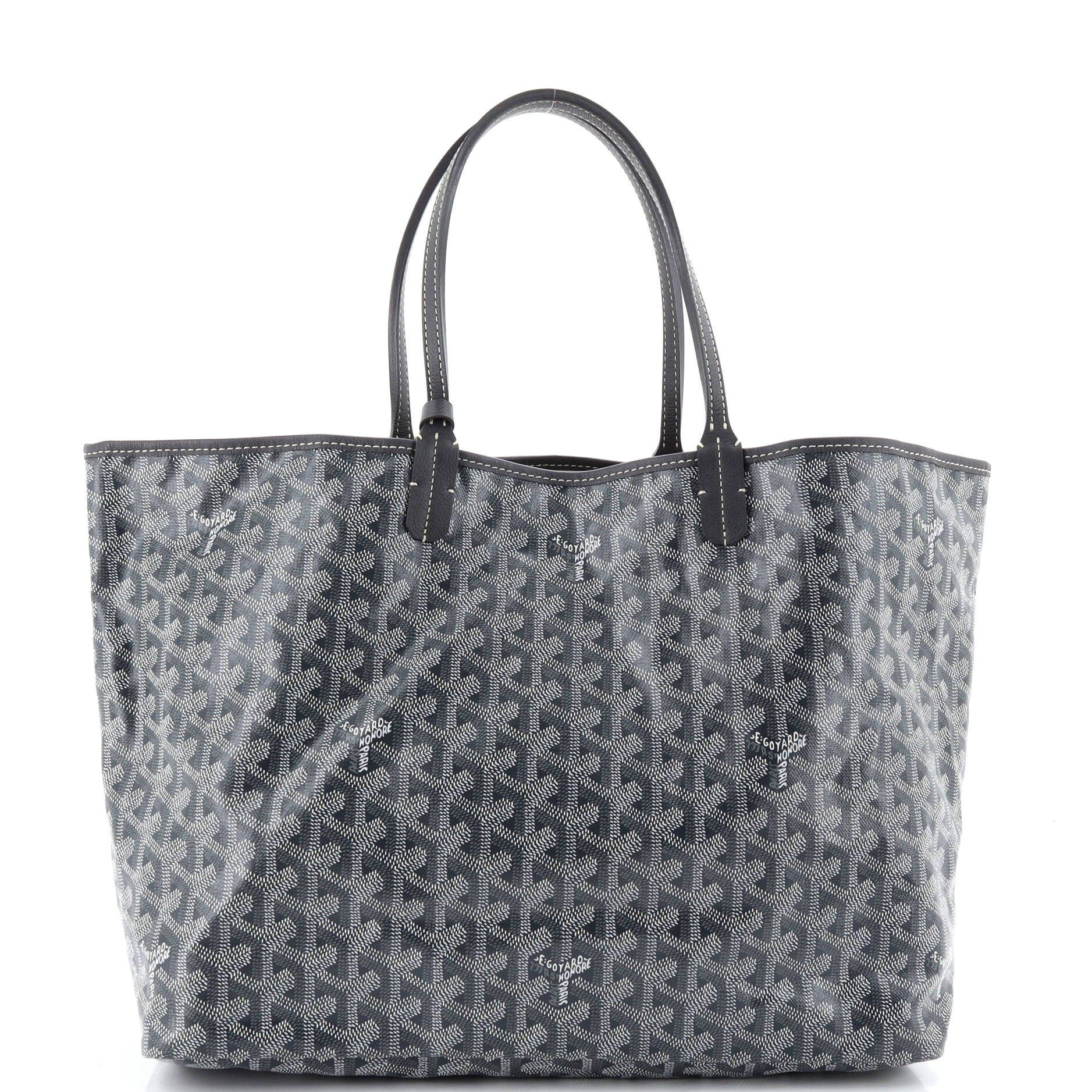Pre-Owned Goyard Saint Louis Tote Coated Canvas PM, Alternate, color, Gray