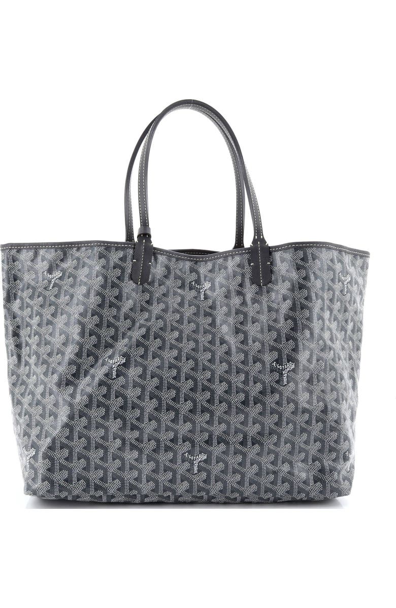 Pre-Owned Goyard Saint Louis Tote Coated Canvas PM, Alternate, color, Gray