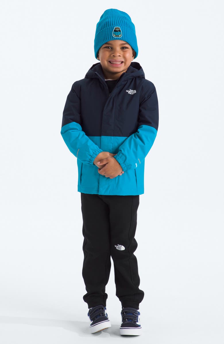 The North Face Kids' Antora Waterproof Insulated Rain Jacket, Alternate, color, Summit Navy/ Meridian Blue