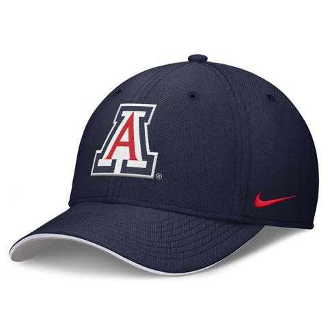 Men's Nike Navy Arizona Wildcats 2025 Dugout Coaches Rise Swoosh Performance Flex Hat