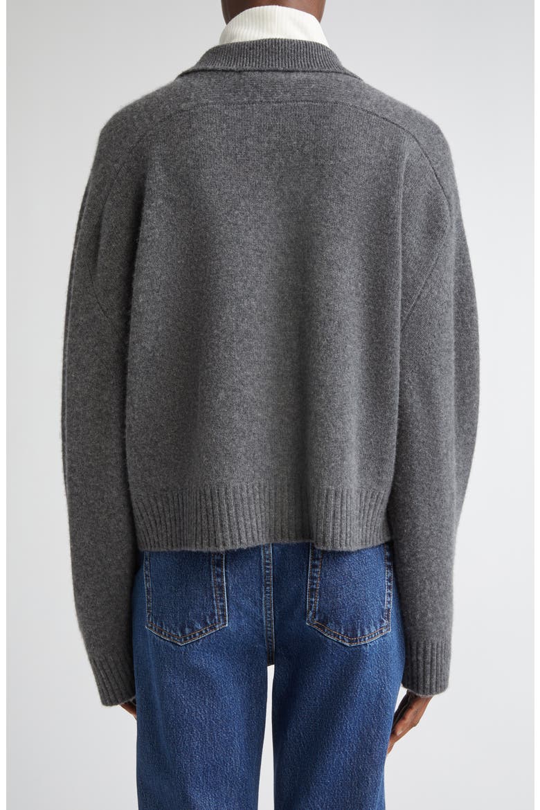 Homere Cashmere Polo Sweater, Alternate, color, ANTHRACITE MELANGE