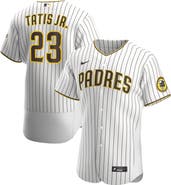 Nike Men's Nike Fernando Tatís Jr. White/Brown San Diego Padres Home Authentic Player Jersey