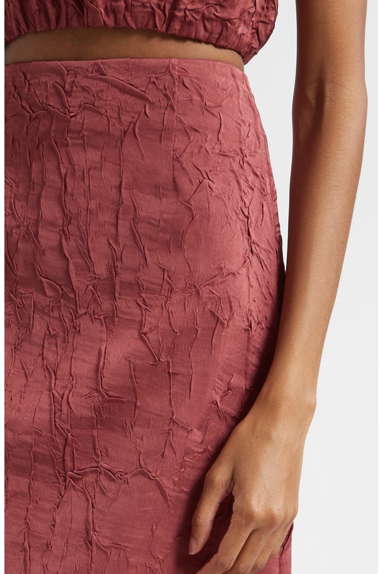 Inez Texture Maxi Skirt, Alternate, color, FIG