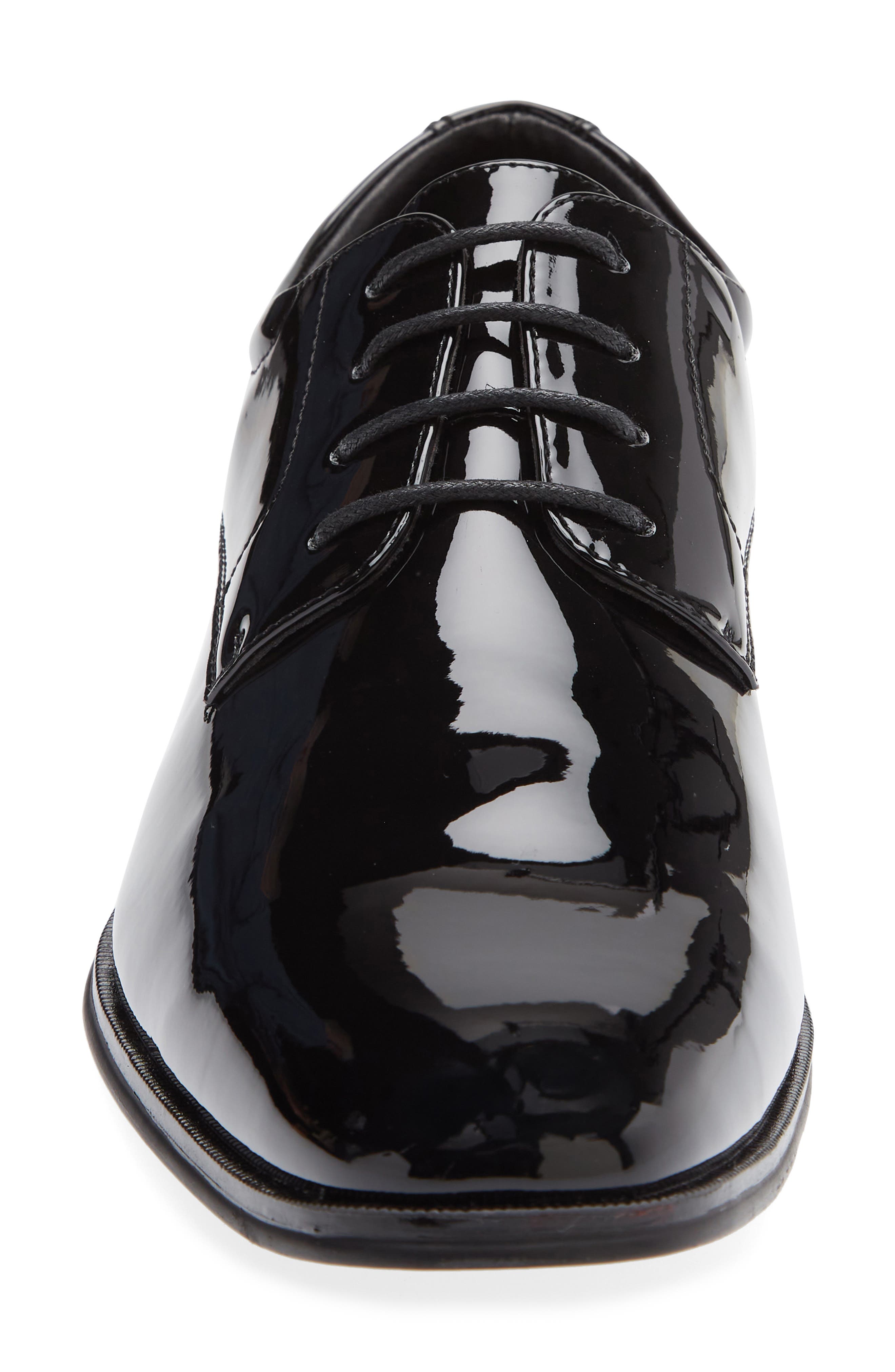 Rush by Gordon Rush Plain Toe Derby, Alternate, color, Black Patent