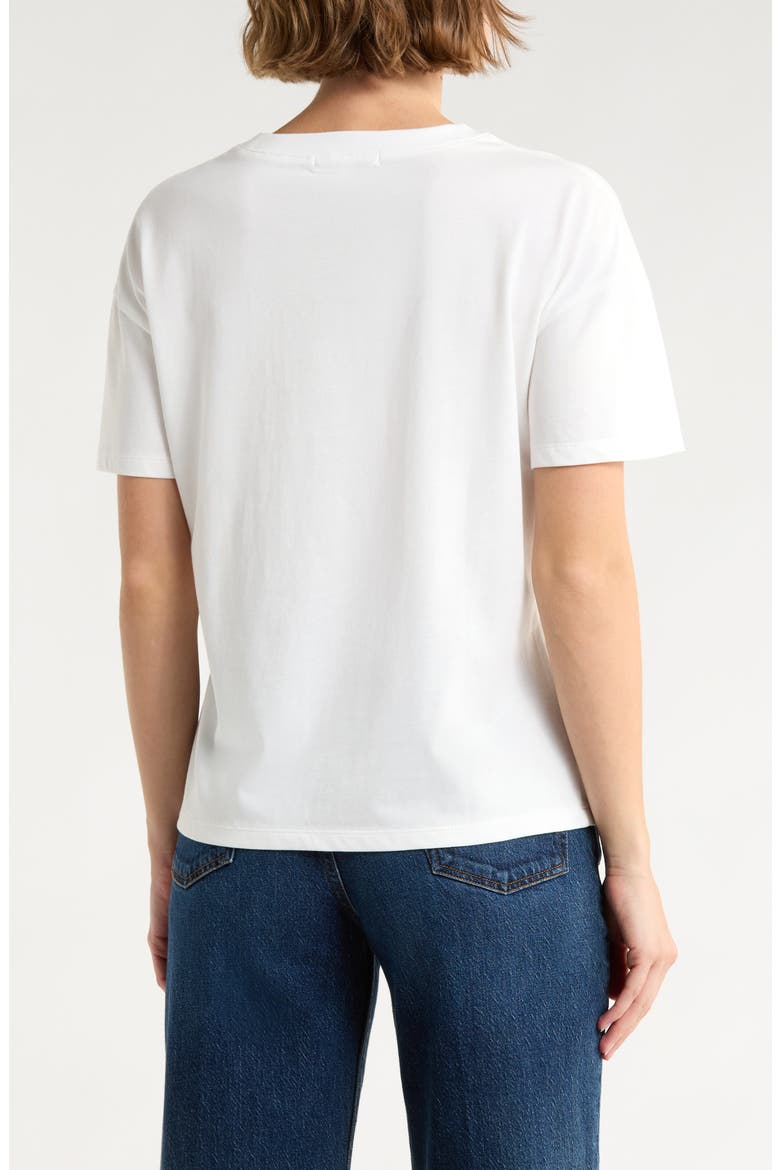 Horse Embroidered T-Shirt, Alternate, color, IVORY/ Q588 BROWN