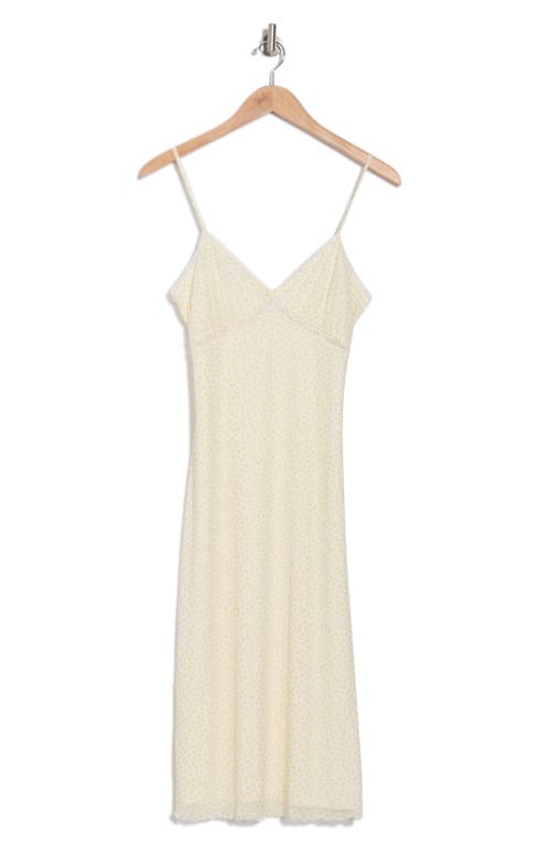 Abound Lace Trim Mesh Dress