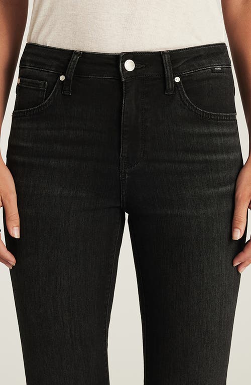 Mavi Jeans Sydney Mid Rise Flare Jeans In Black