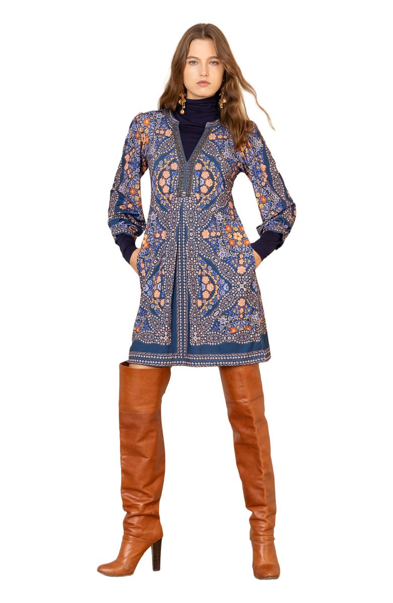 Hale Bob Malayah Beaded Jersey Dress, Main, color,