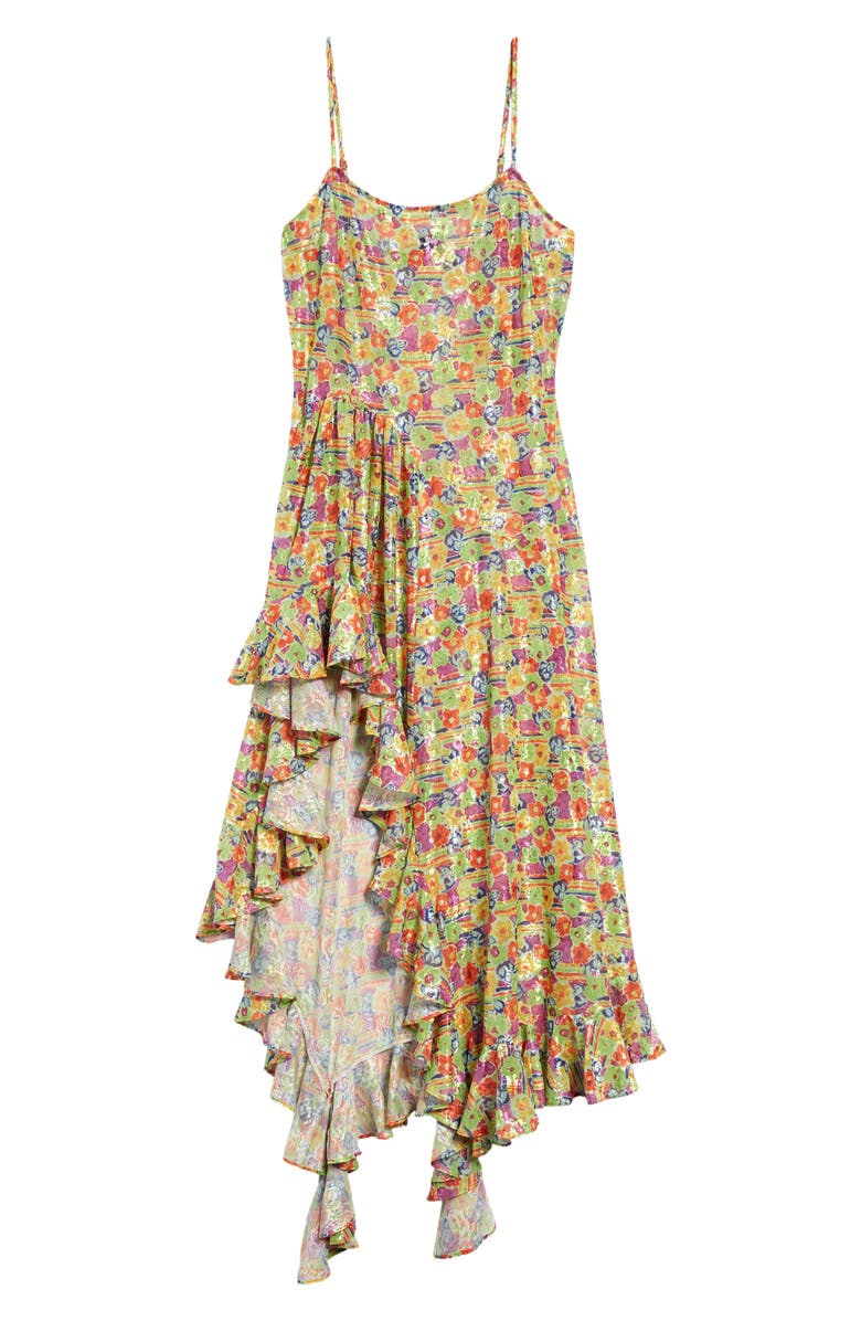 Collina Strada Animal Print Lace Tank Dress, Main, color,