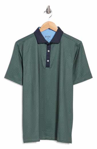 Golf Sport Geometric Performance Polo