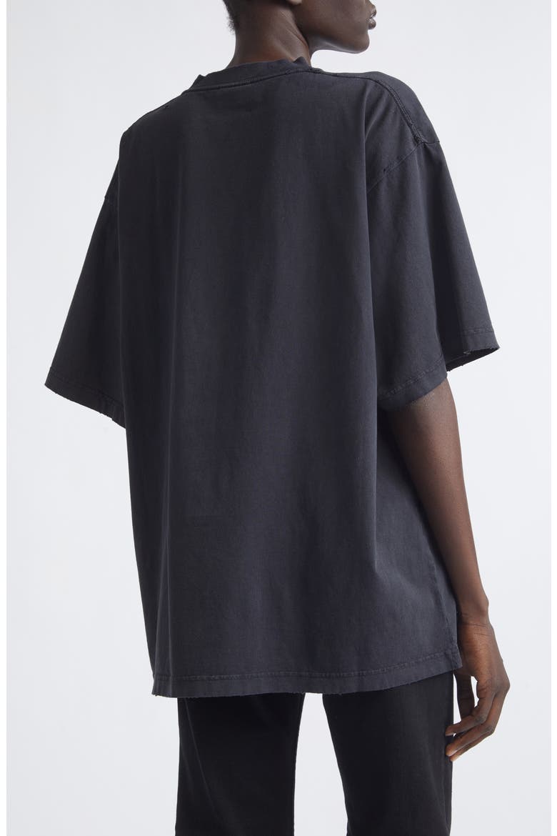 The Address Distressed Cotton Jersey Graphic T-Shirt, Alternate, color, 1041 FADED WASHED BLACK