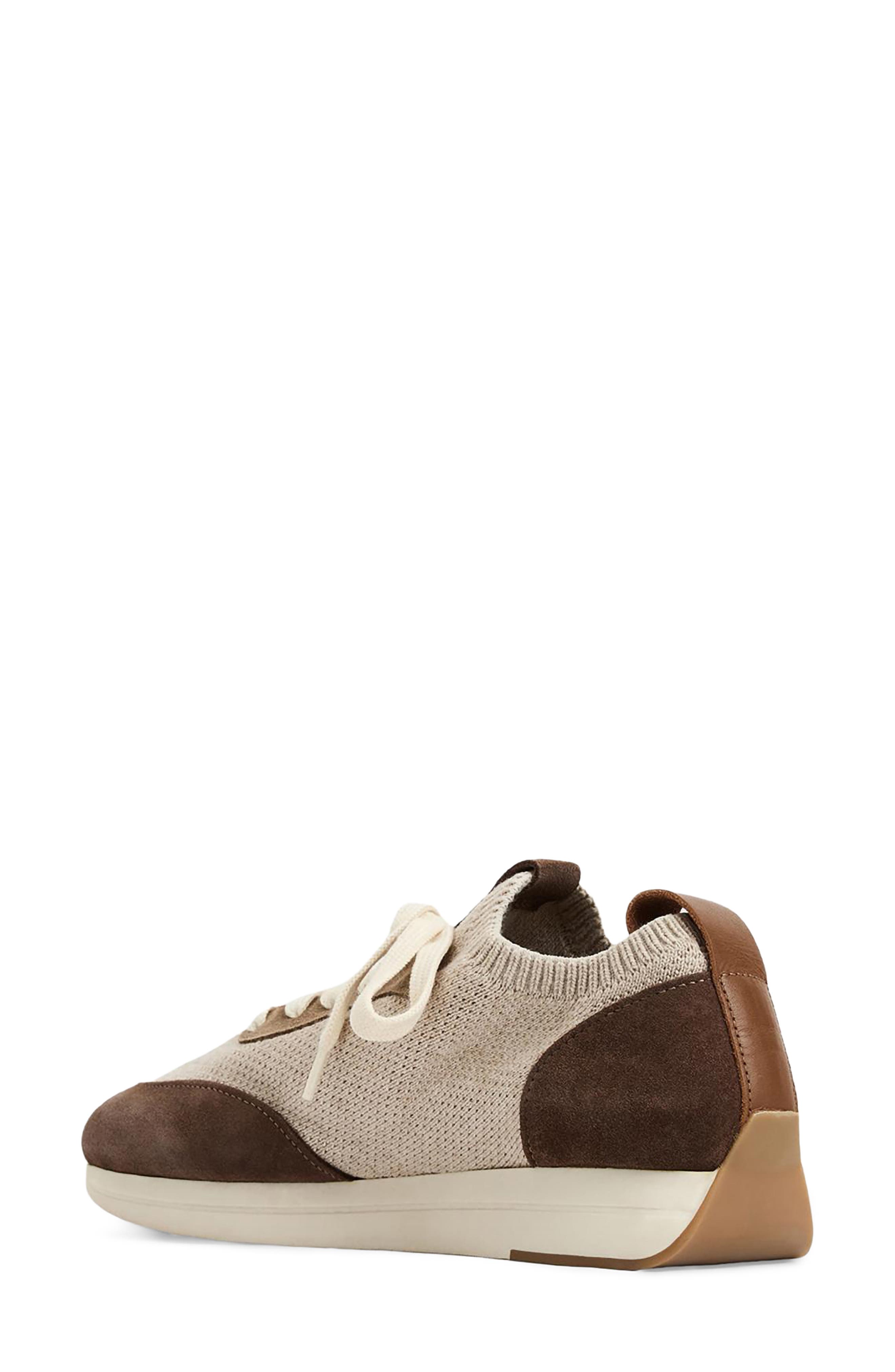 Rolo Knit Sneaker, Alternate, color, HEATHERED BROWN