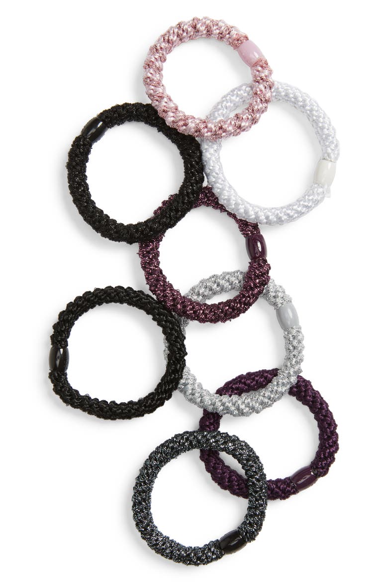 Ponytail Holders, Main, color, MIDNIGHT MOON