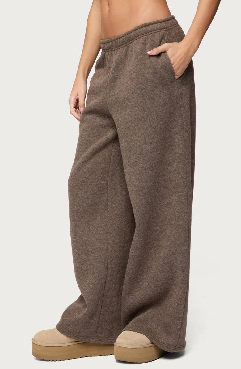 EDIKTED Laulie Wide Leg Sweatpants, Alternate, color, 