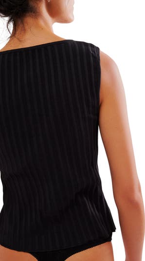 Tilly Rib Button-Up Top