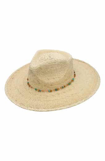 PETER GRIMM Serena Straw Panama Hat