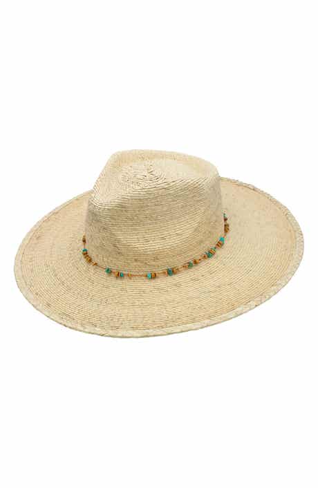 PETER GRIMM Serena Straw Panama Hat