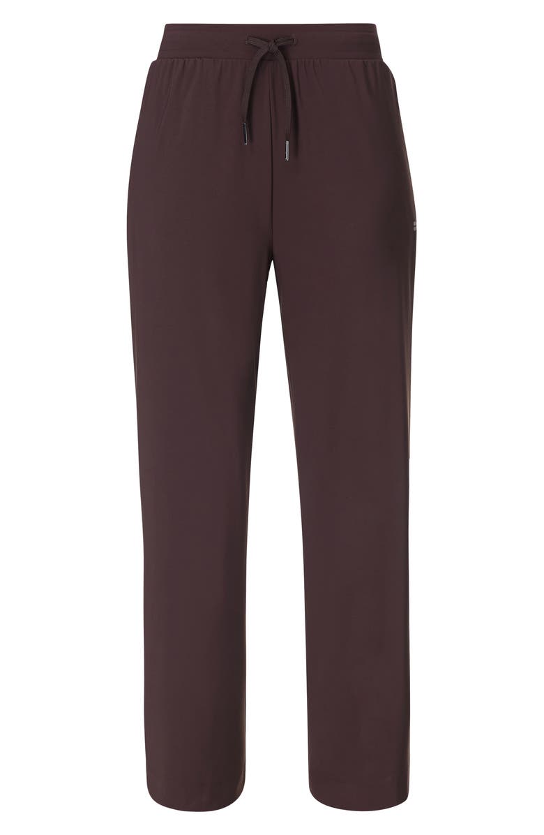 Sweaty Betty Explorer Side Stripe Wide Leg Pants, Alternate, color, Sable Brown