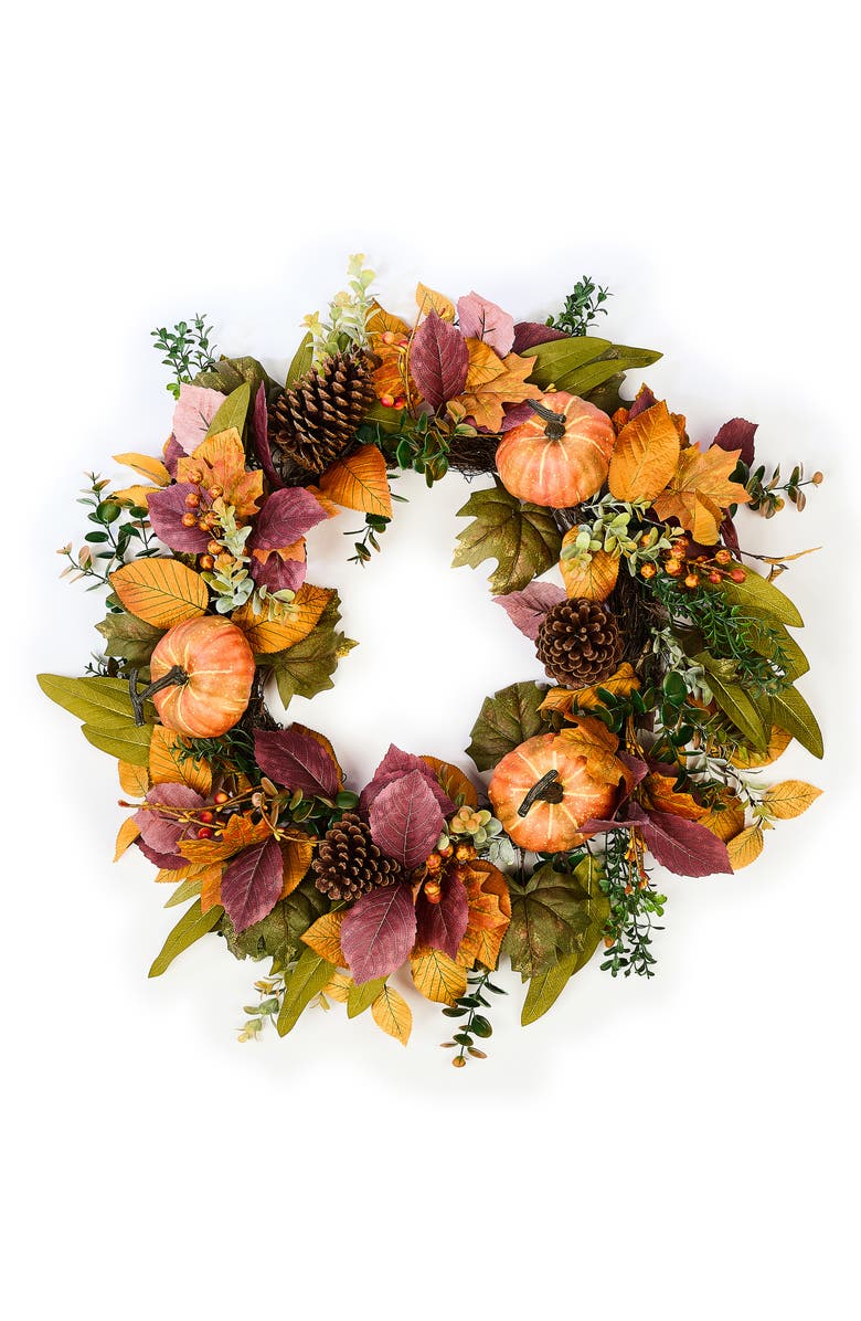 MACKENZIE CHILDS Harvest Pumpkin Urn Ring, Main, color, Orange