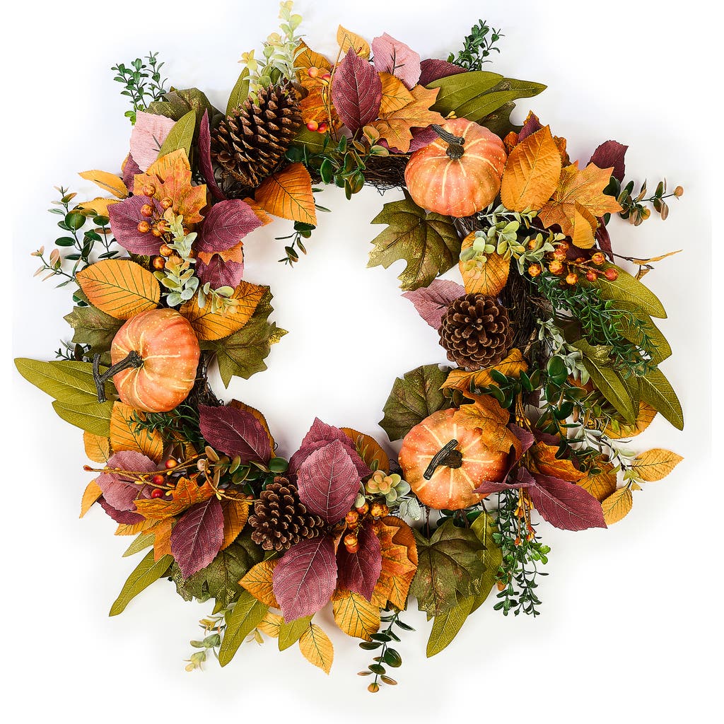 Mackenzie-childs Mackenzie Childs Harvest Pumpkin Urn Ring In Multi
