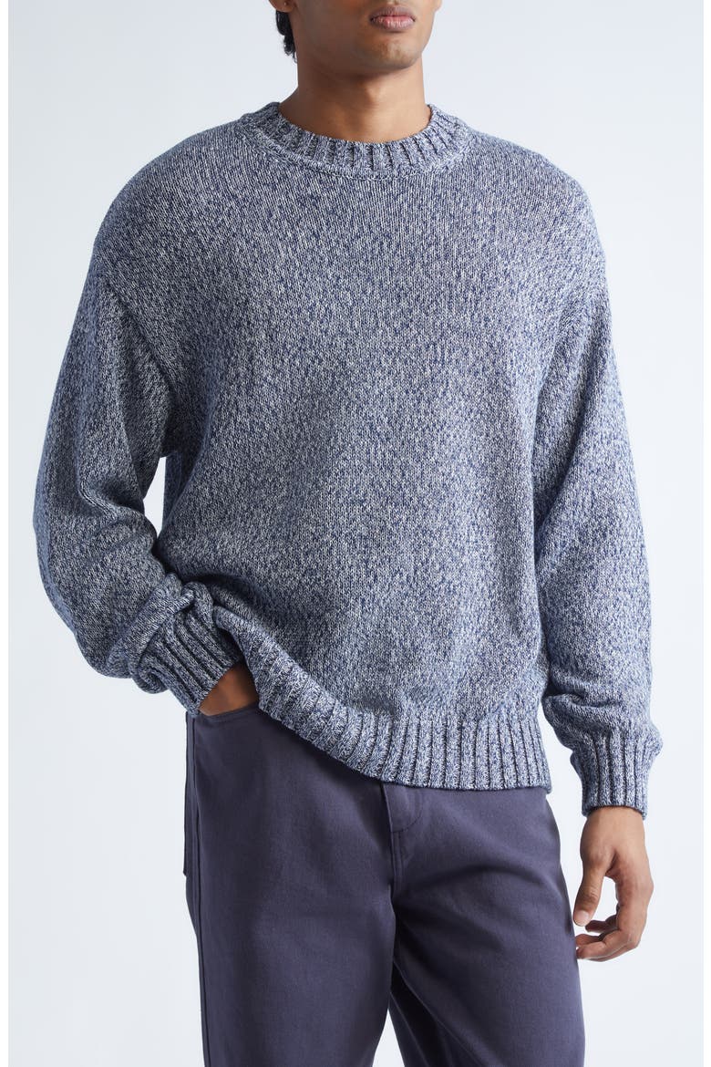 Forever Organic Cotton Sweater, Main, color, DARK BLUE