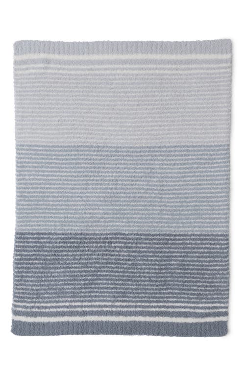 Barefoot Dreams Cozychic® Gradient Stripe Stroller Blanket In Platinum Multi