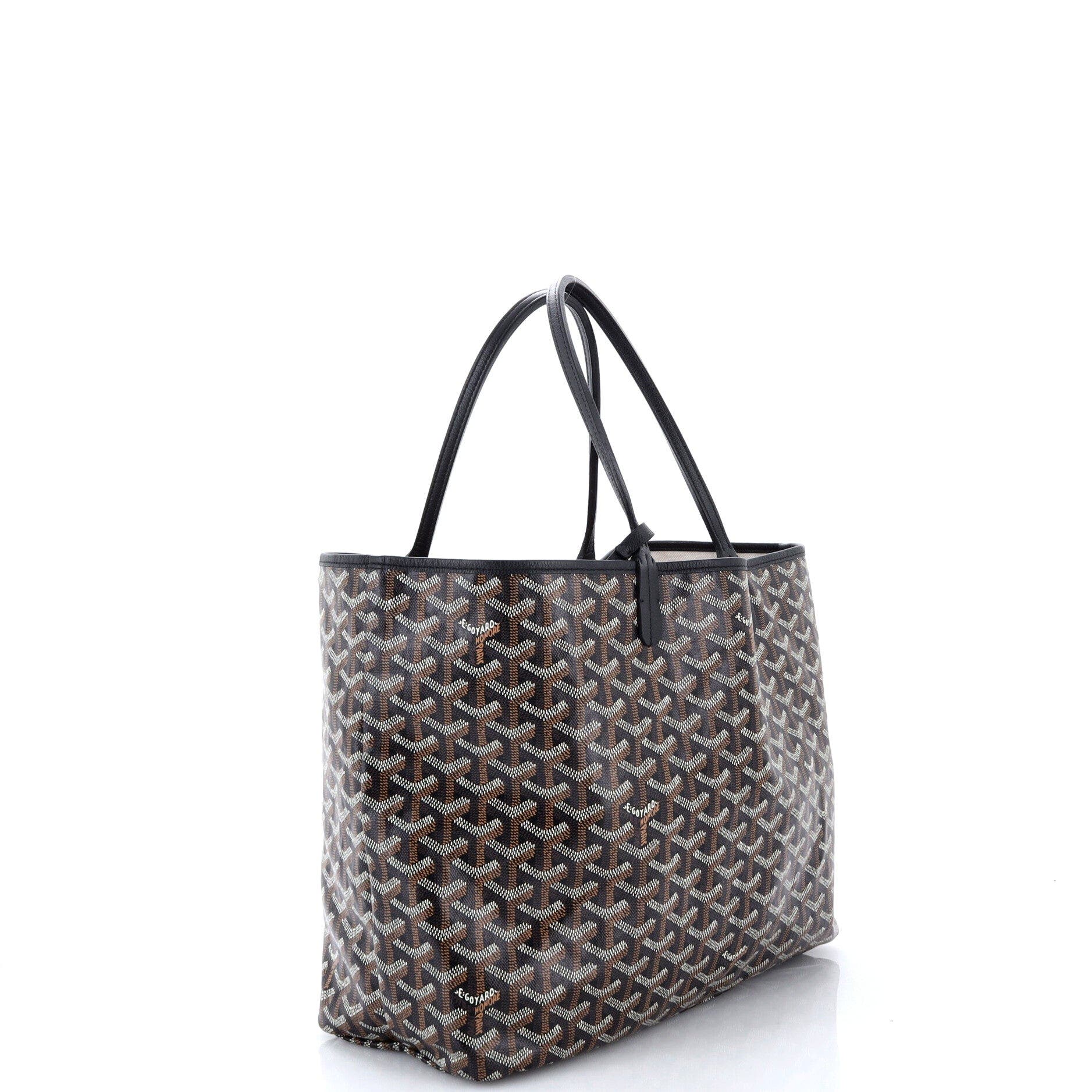 Saint Louis Tote Coated Canvas PM, Alternate, color, Black
