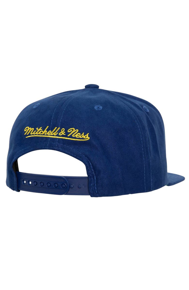 Mitchell & Ness Men's Mitchell & Ness Royal Golden State Warriors Sweet Suede Snapback Hat, Alternate, color, Royal