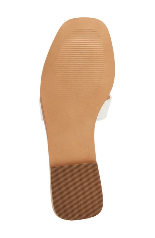 Steve Madden Hazel Slide Sandal In White