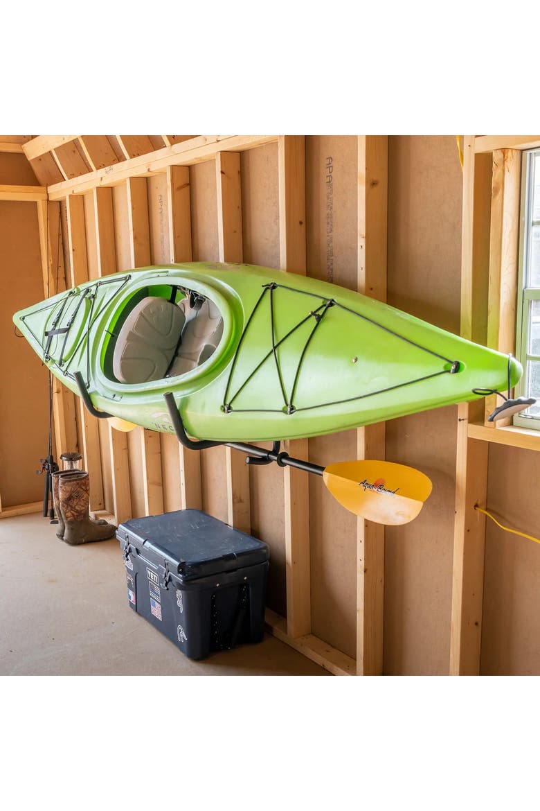 Ozarks Swivel Kayak Rack - Holds 100 lbs, Alternate, color, Black